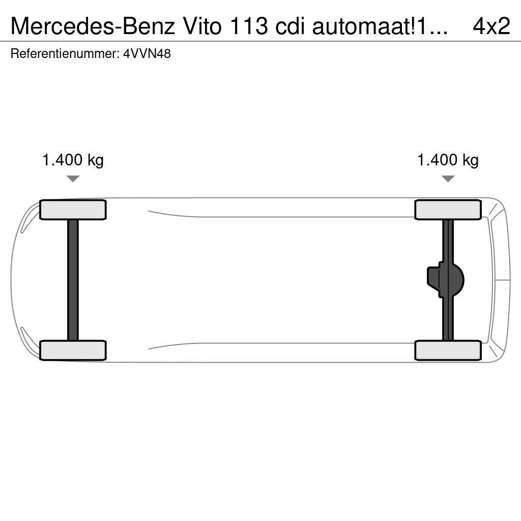 Mercedes-Benz Vito 113 cdi automaat!140dkm!! Furgonai