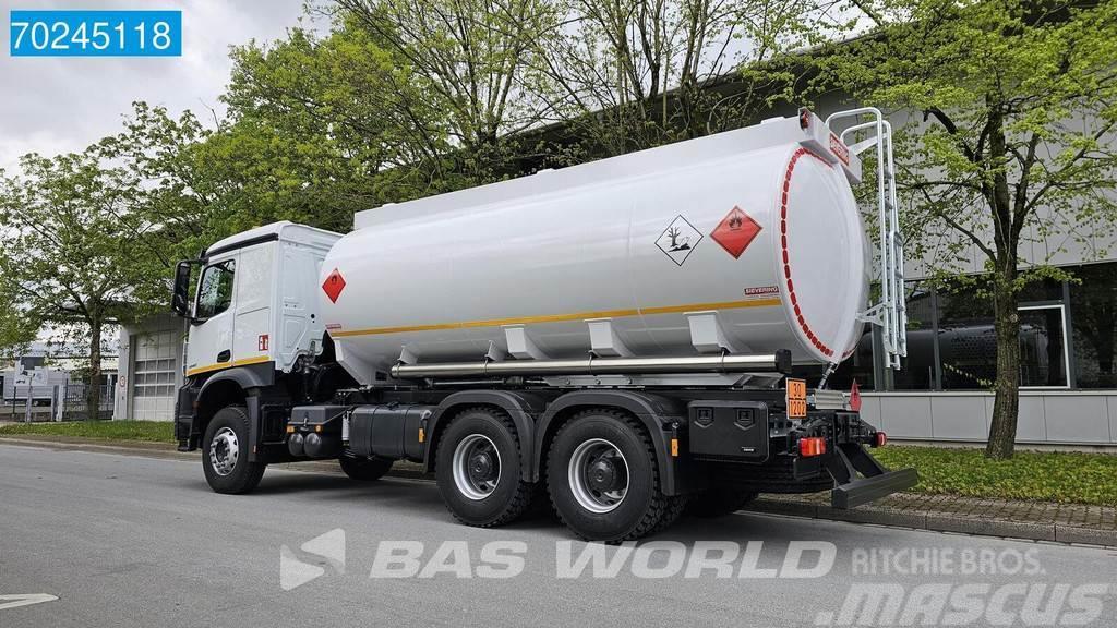 Mercedes-Benz Arocs 3340 6X4 20.000ltr Fuel tanker ADR EURO 3 Automobilinės cisternos