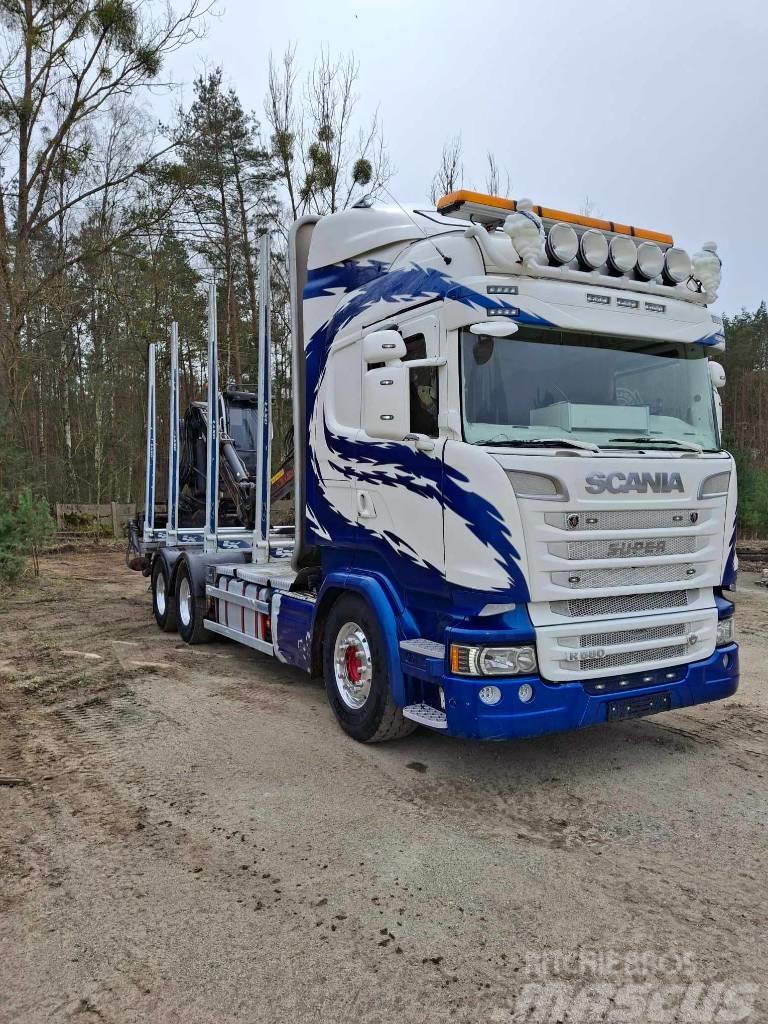 Scania R 580 Timber trucks
