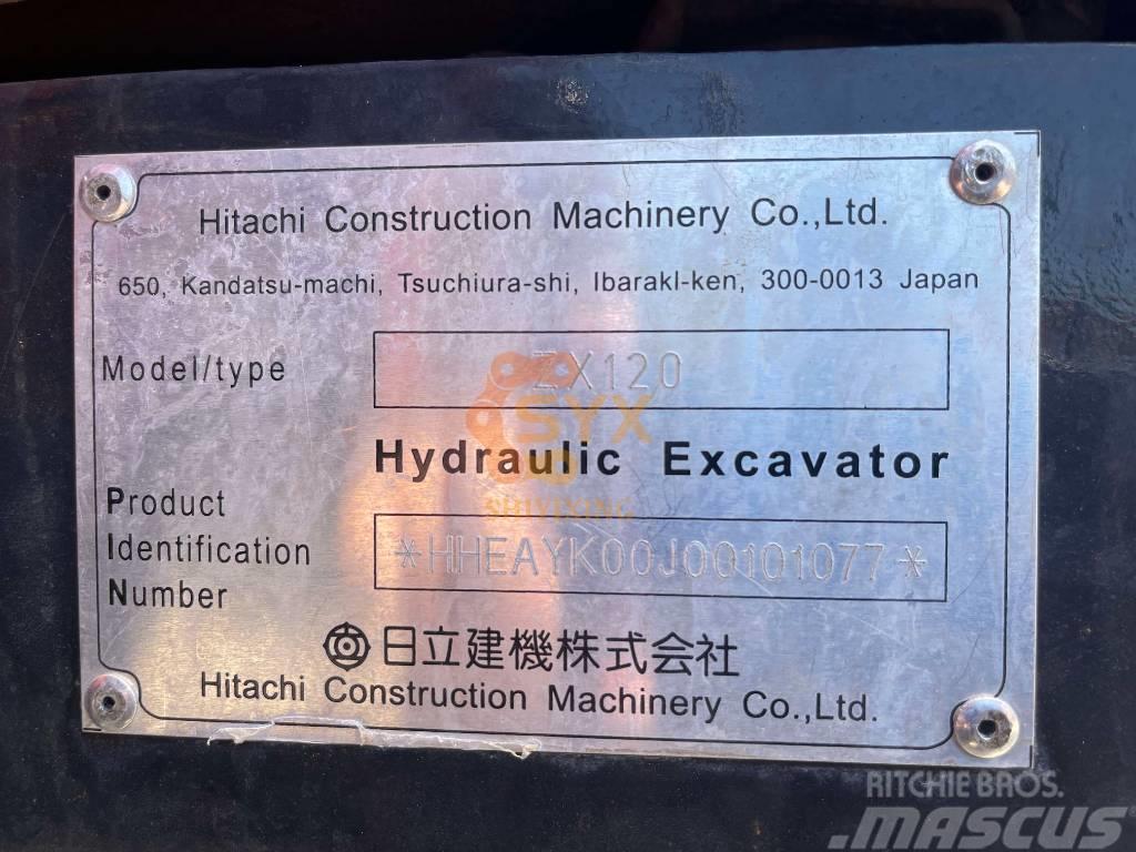 Hitachi ZX 120 Vikšriniai ekskavatoriai