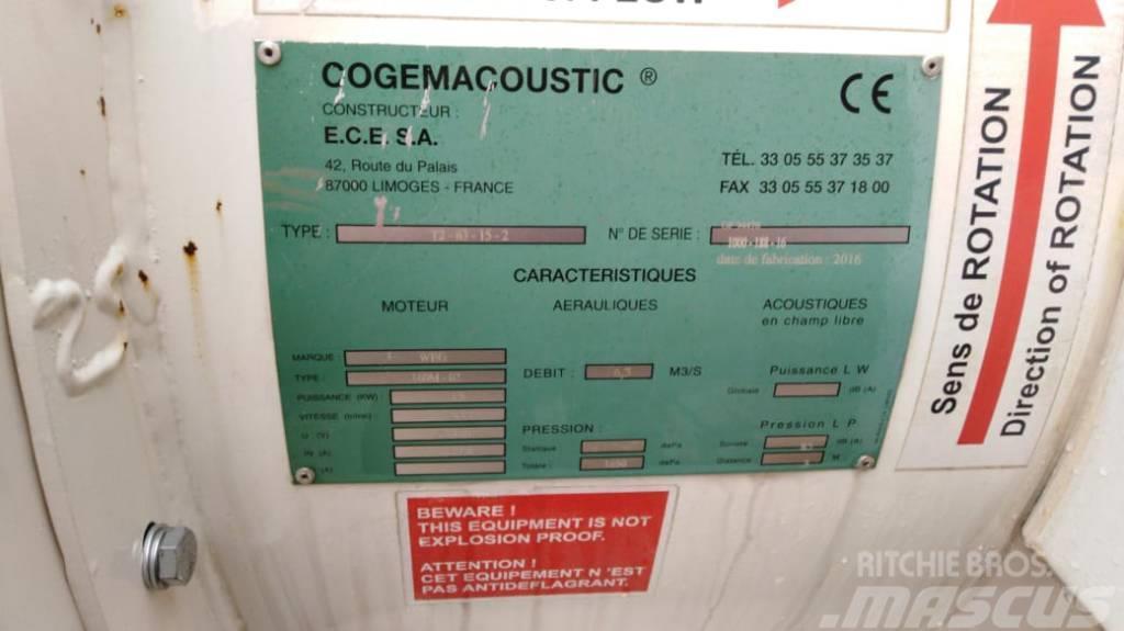  COGEMACOUSTIC T2-63.15 tunnel ventilator Kita požeminė įranga