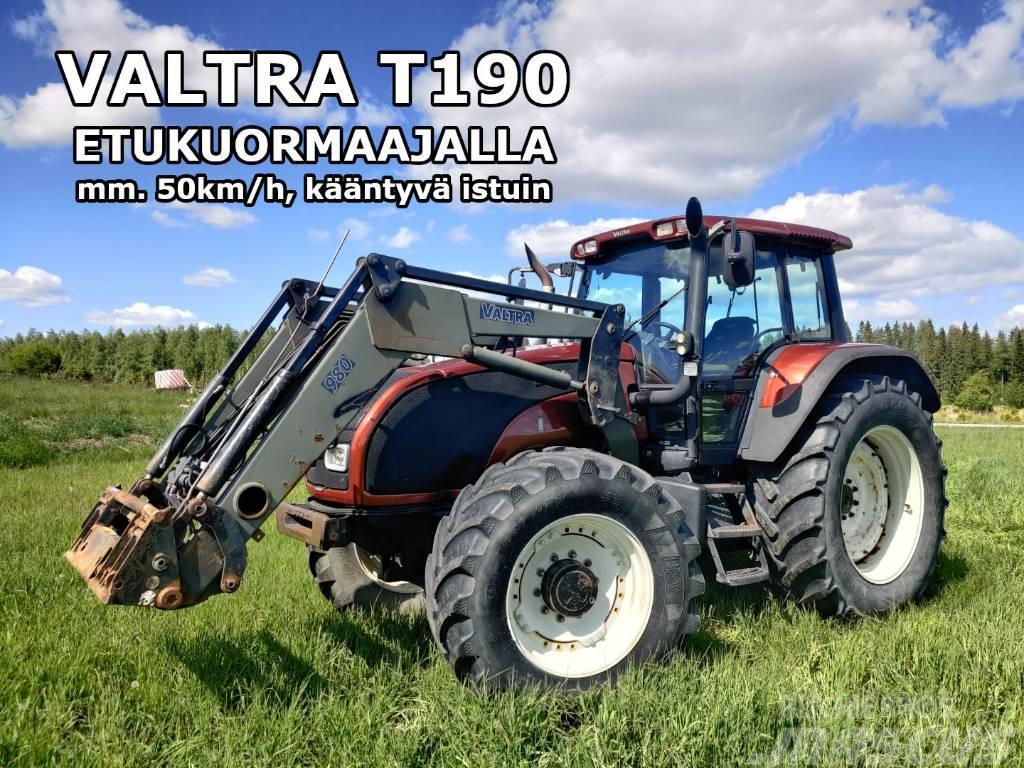 Valtra T190 HiTech etukuormaajalla - VIDEO Traktoriai