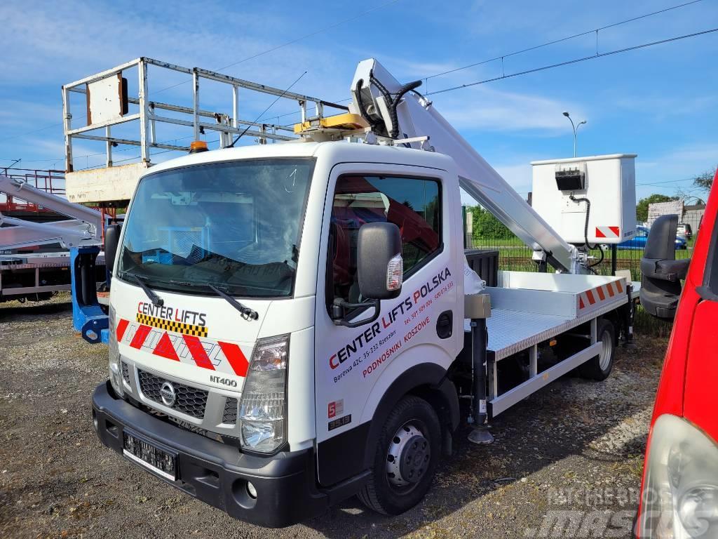 Multitel 160ALU DS -16m Nissan NT400 bucket truck boom lift Truck & Van mounted aerial platforms