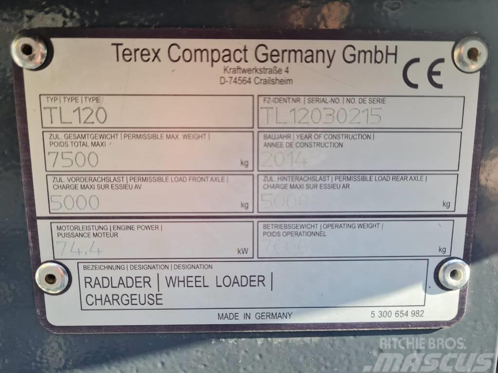 Terex TL 120 Naudoti ratiniai krautuvai