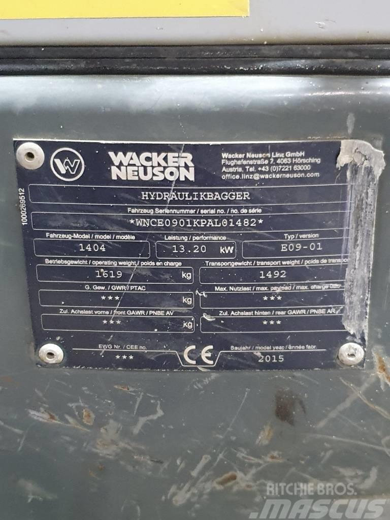Wacker Neuson 1404 (E09-01) Mini ekskavatoriai < 7 t