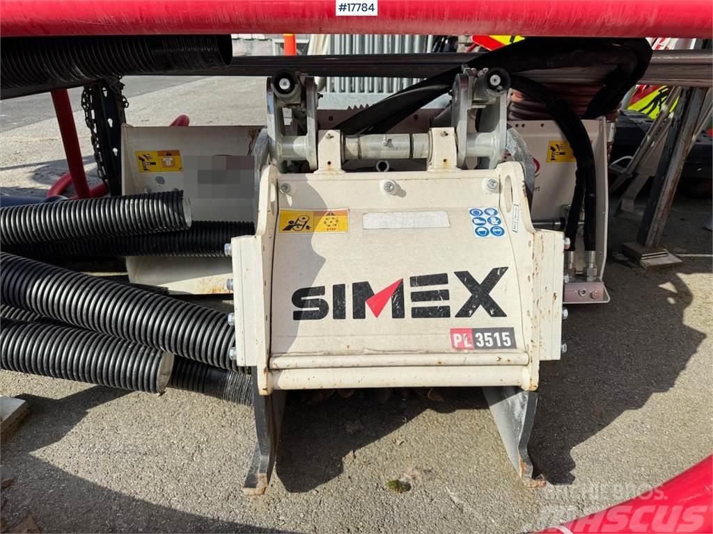 Simex PL3515 Asphalt cutter for wheel loader Kiti naudoti statybos komponentai