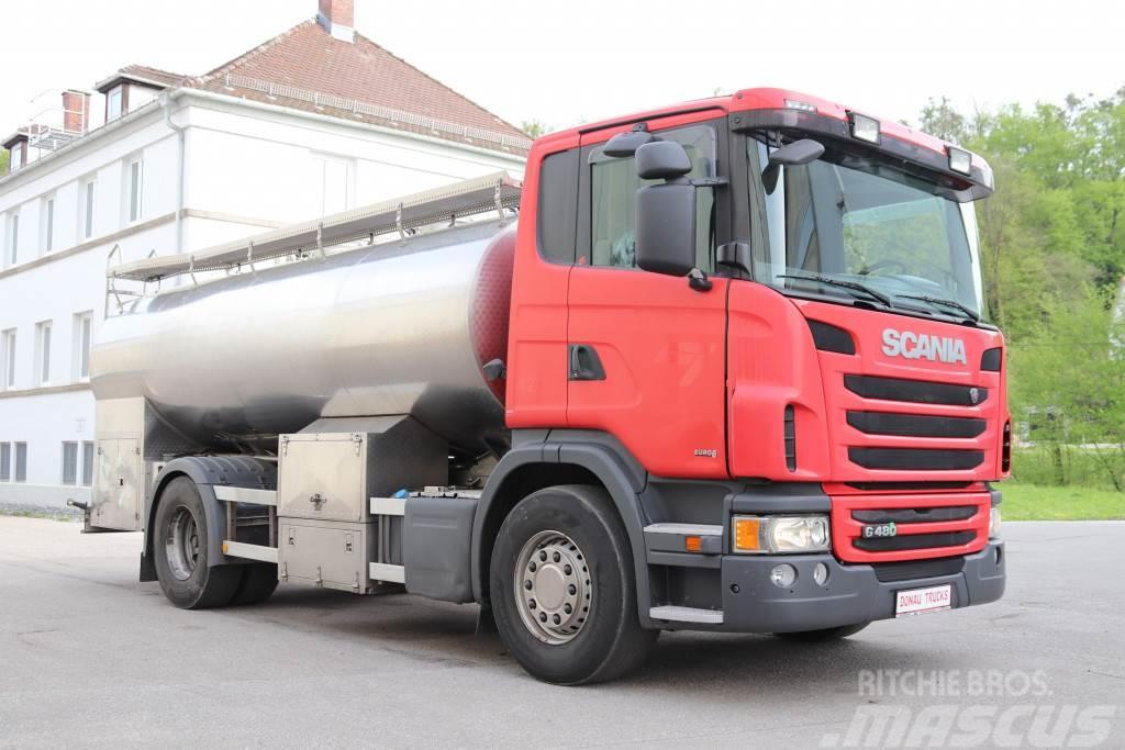 Scania G480 E6 Milch Isoliert 11.000L 3 Kammern Pumpe Automobilinės cisternos
