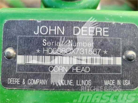 John Deere 608C Derliaus nuėmimo kombainų galvos
