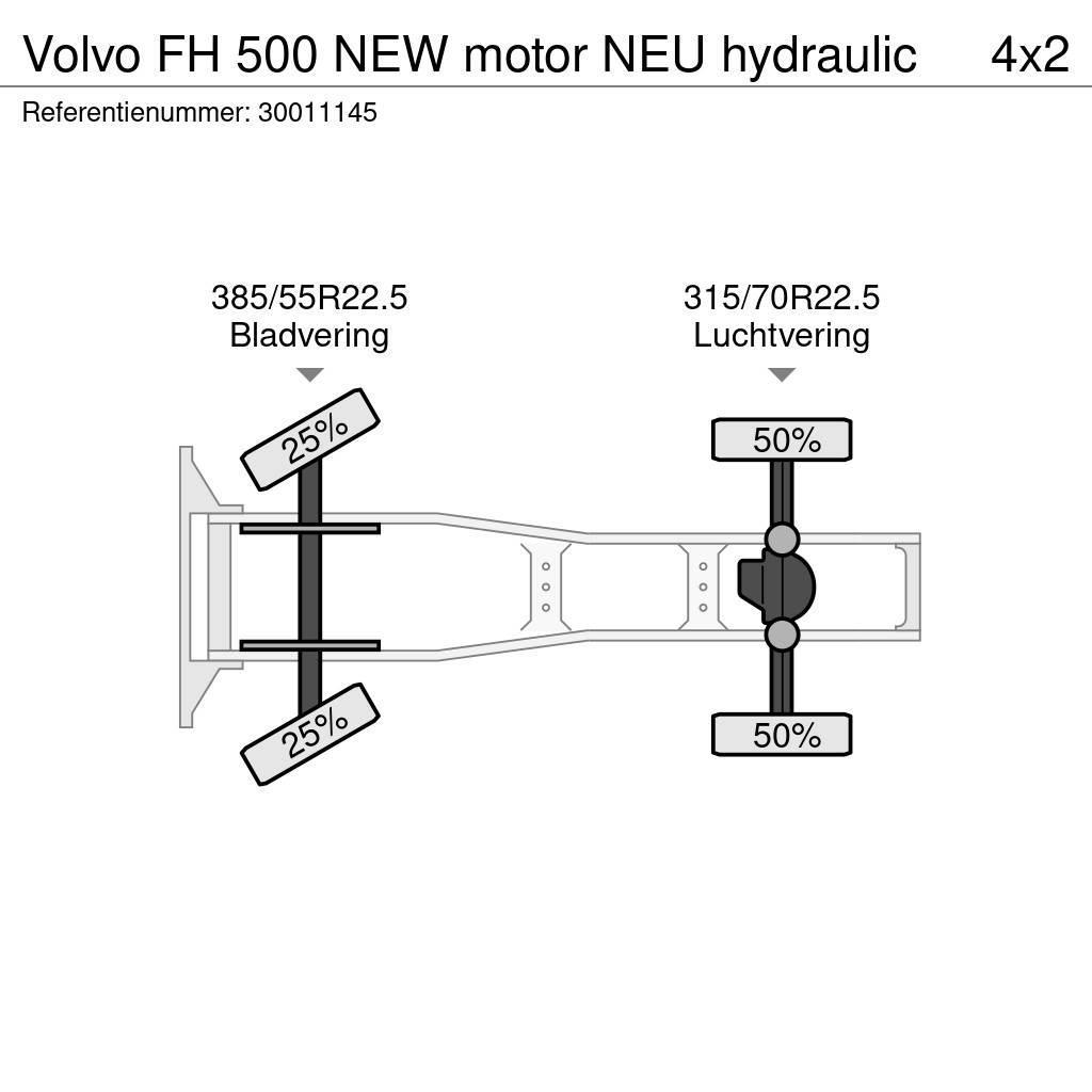 Volvo FH 500 NEW motor NEU hydraulic Naudoti vilkikai