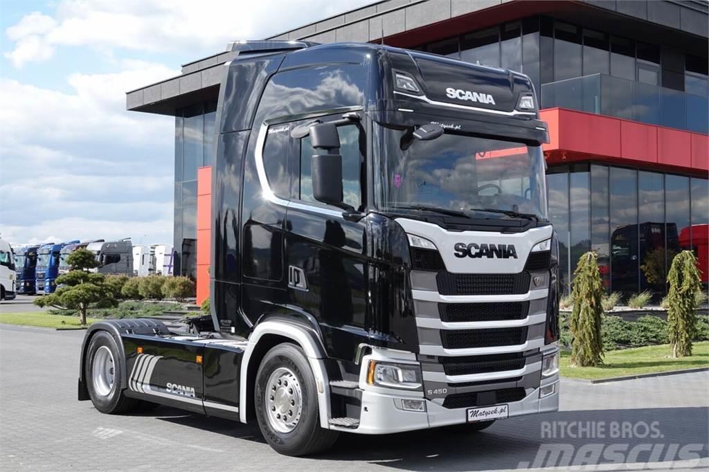Scania S 450 / RETARDER / SKÓRY / EKSPRES / OPONY 100 % / Tractor Units