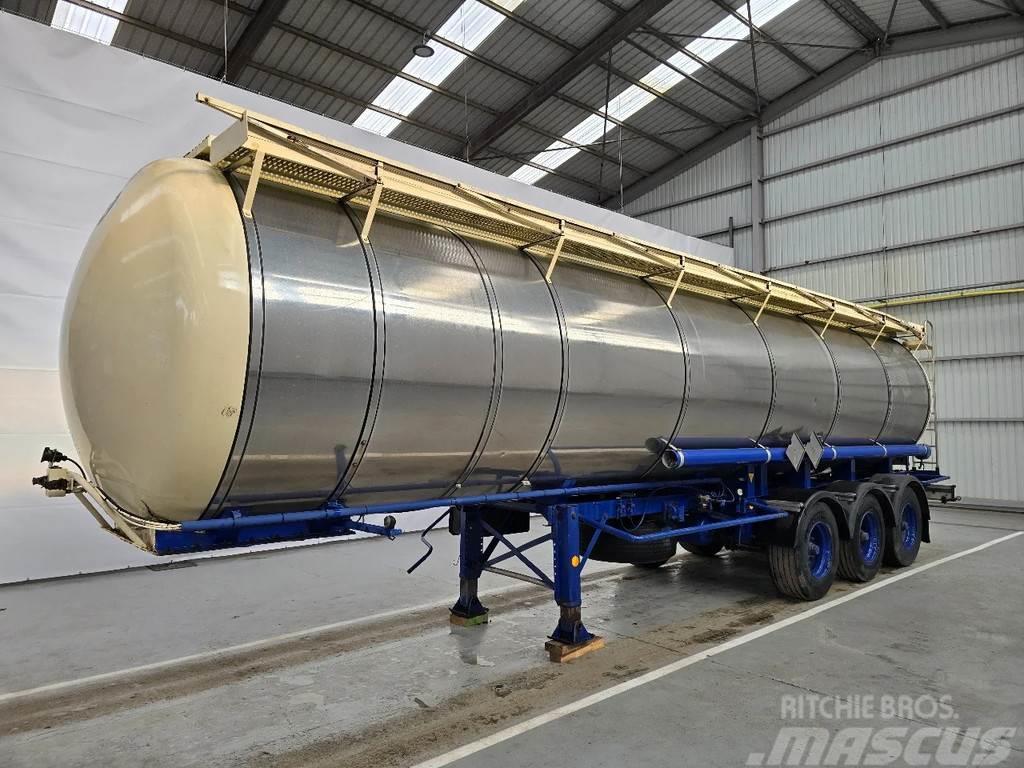LAG 0-3-40 CL / 32.000L INOX/EDELSTAHL / MONOVOLUME Tanker semi-trailers