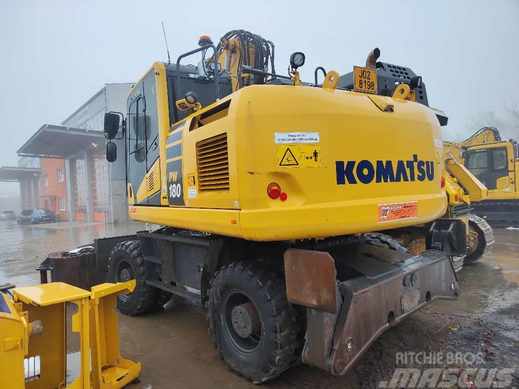 Komatsu PW180-11 Wheeled excavators