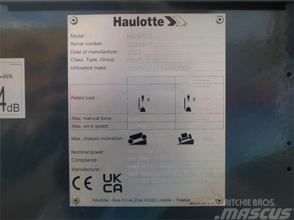 Haulotte HA16RTJ Valid Inspection, *Guarantee! Diesel, 4x4 Articulated boom lifts