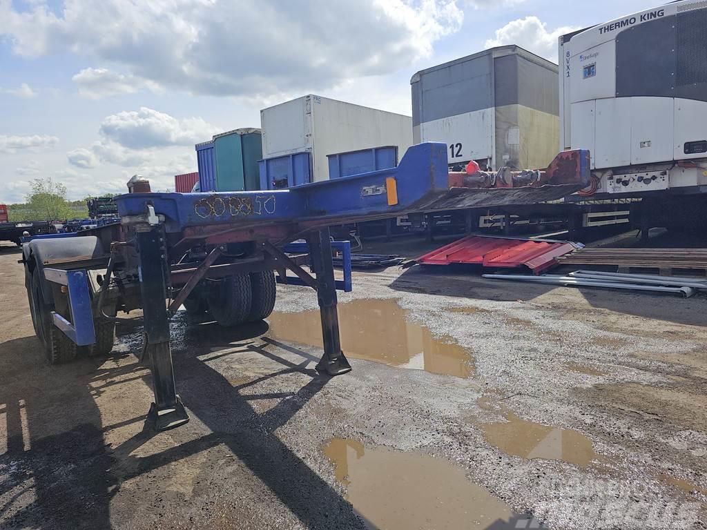 Köhler Elmshorn 2 axle | 20 ft | container chassis | stee Containerframe semi-trailers