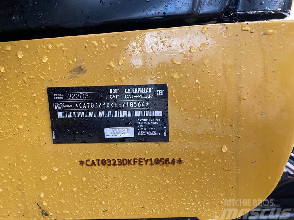 CAT 323D3 New and unused Crawler excavators