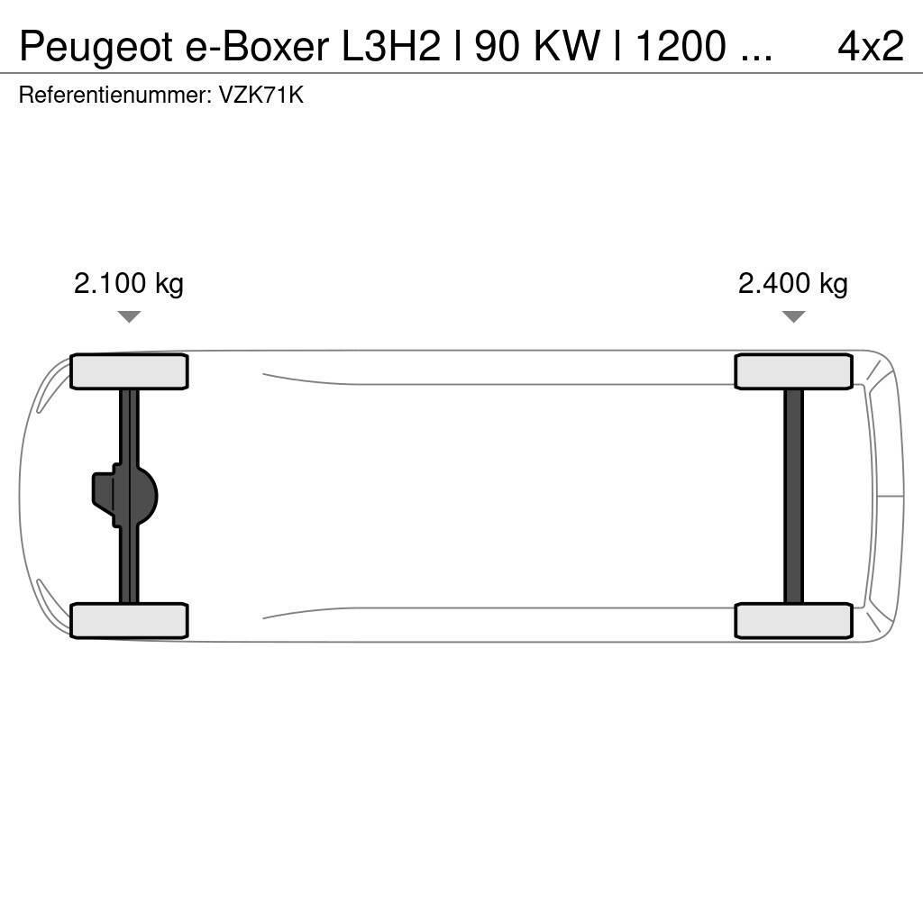 Peugeot e-Boxer L3H2 l 90 KW l 1200 KM l AIRCO l NAVI l CA Box body