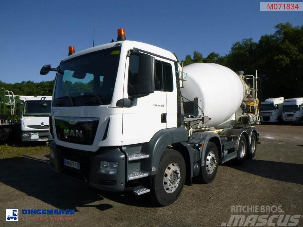 MAN TGS 32.360 8X4 Euro 6 Imer concrete mixer 9 m3 Concrete trucks