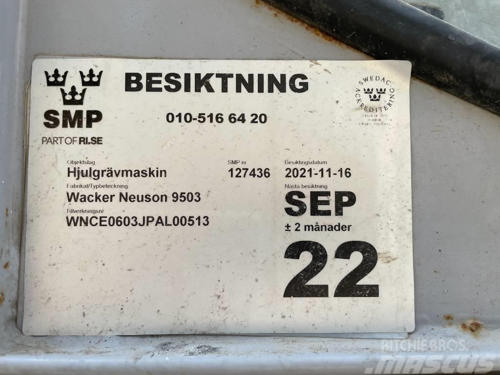 Wacker Neuson 9503-2 / Göteborg/ sänkt pris Wheeled excavators