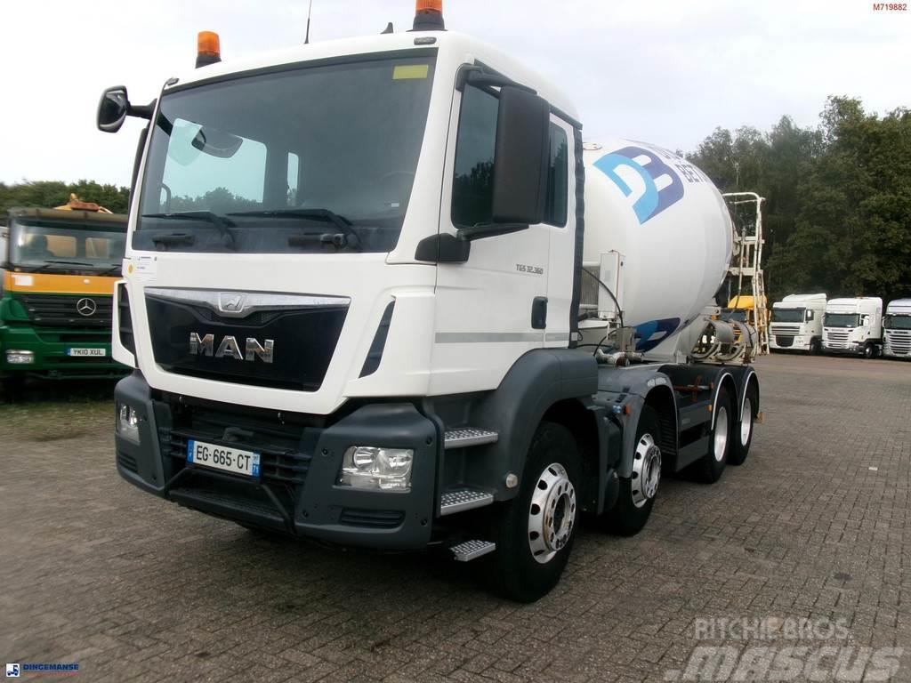 MAN TGS 32.360 8X4 Euro 6 Imer concrete mixer 9 m3 Concrete trucks