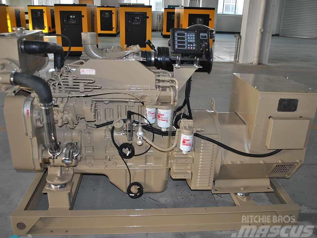 Cummins 80kw diesel generator engine for small pusher boat Marine engine units