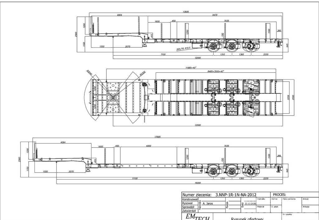  Emtech 3.NNP-R-1N (NA) Low loader-semi-trailers