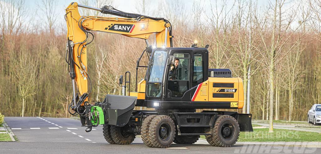 Sany SY155W Wheeled excavators