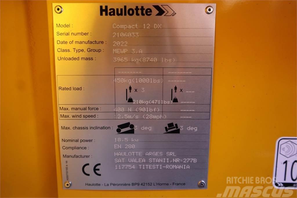 Haulotte Compact 12DX Valid Inspection, *Guarantee! Diesel, Scissor lifts