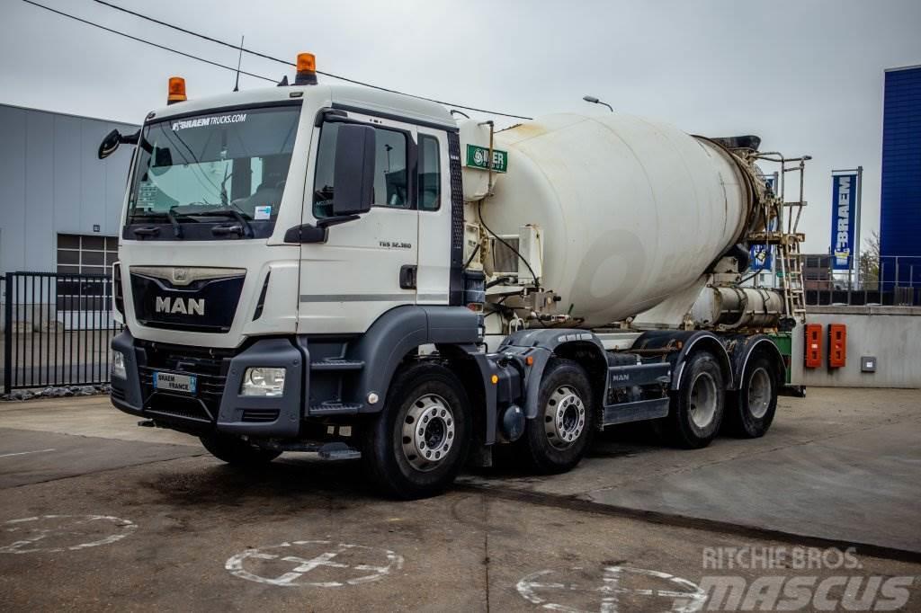 MAN TGS 32.360 BB+E6+MIXER 9M³ Concrete trucks