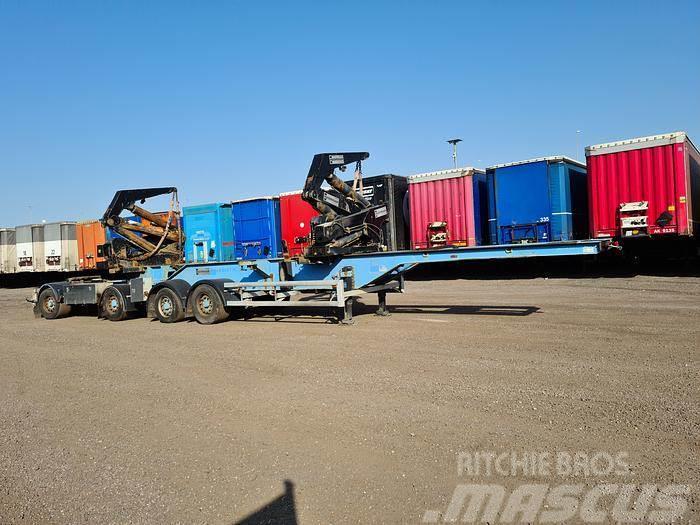 Hammar 195D SIDELOADER 4 AXLE 2E TRAILER CONNECTION 36 TO Containerframe semi-trailers