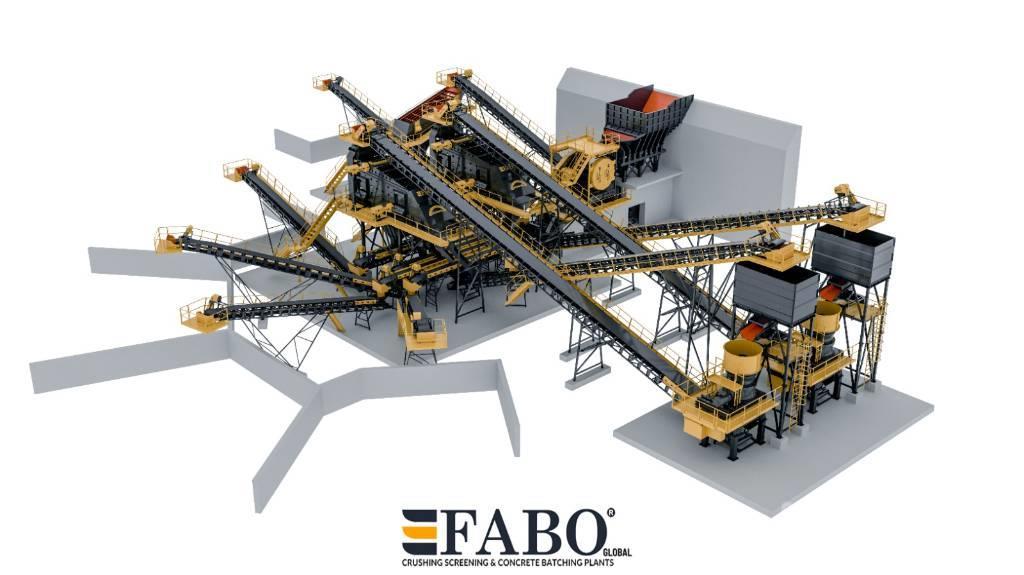 Fabo STATIONARY TYPE 500 T/H CRUSHING PLANT Aggregate plants