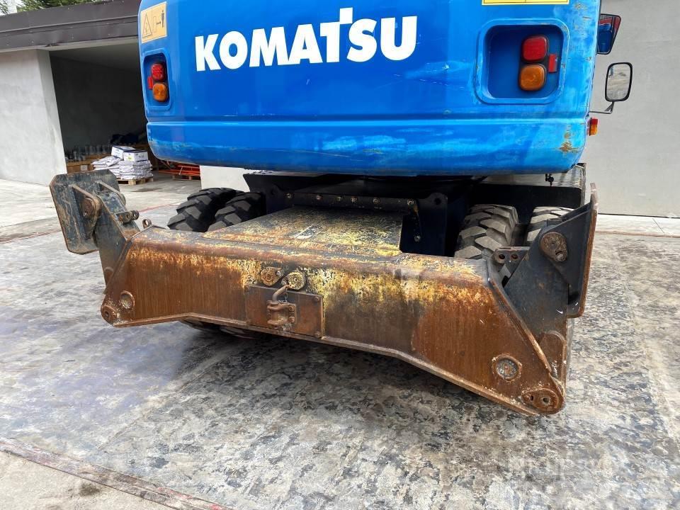 Komatsu PW140 Wheeled excavators