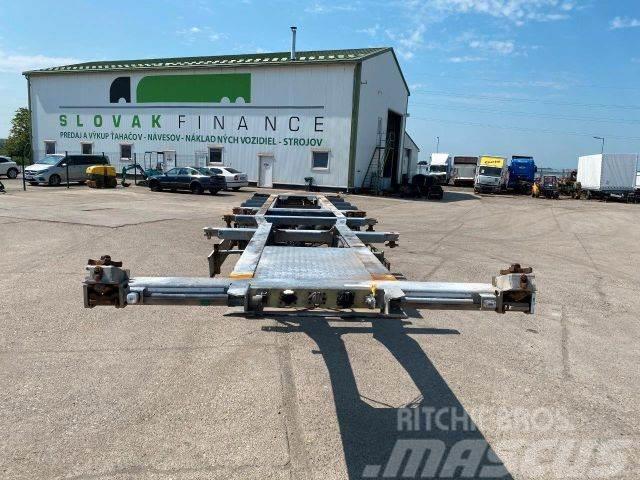 Fliegl trailer for containers galvanized frame vin 319 Low loader-semi-trailers