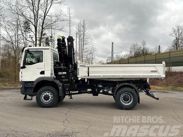 MAN TGM 18.320 4x4 Euro6e Hiab X-HiDuo 138DS-3 Tipper trucks