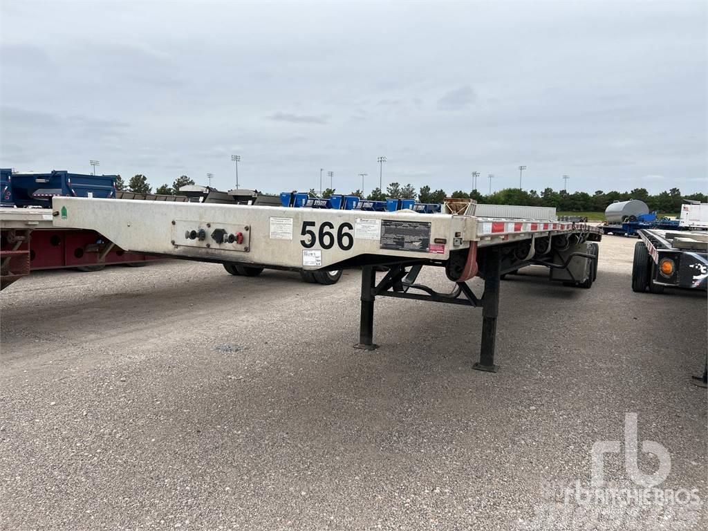 Transcraft 53 ft T/A Flatbed/Dropside semi-trailers