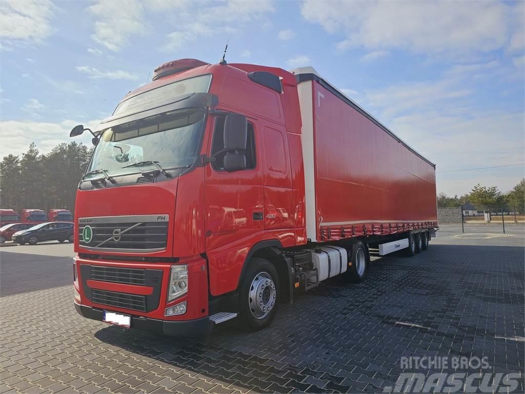 Volvo FH13 XXL NEW TIRES MANUAL 420 EURO 5 2011 Tractor Units