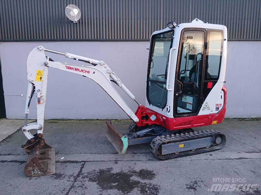 Takeuchi TB 216 Mini ekskavatoriai < 7 t