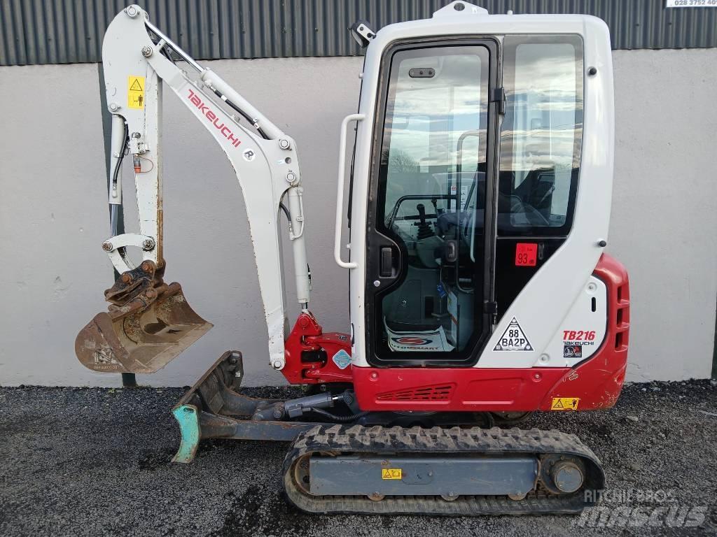 Takeuchi TB 216 Mini ekskavatoriai < 7 t