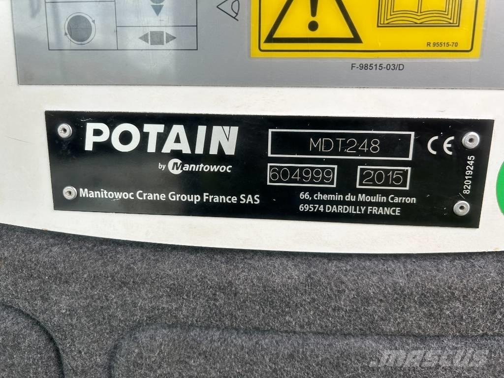 Potain MDT248-J10 Bokštiniai kranai