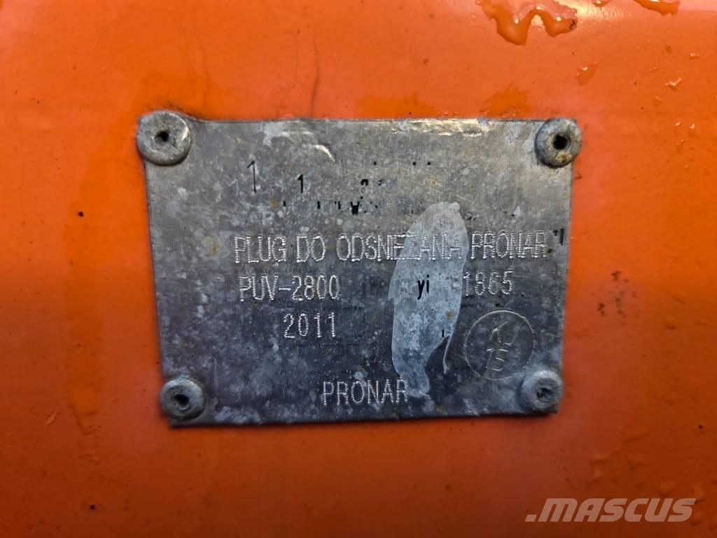 Pronar PUV 2800 Sniego peiliai ir valytuvai