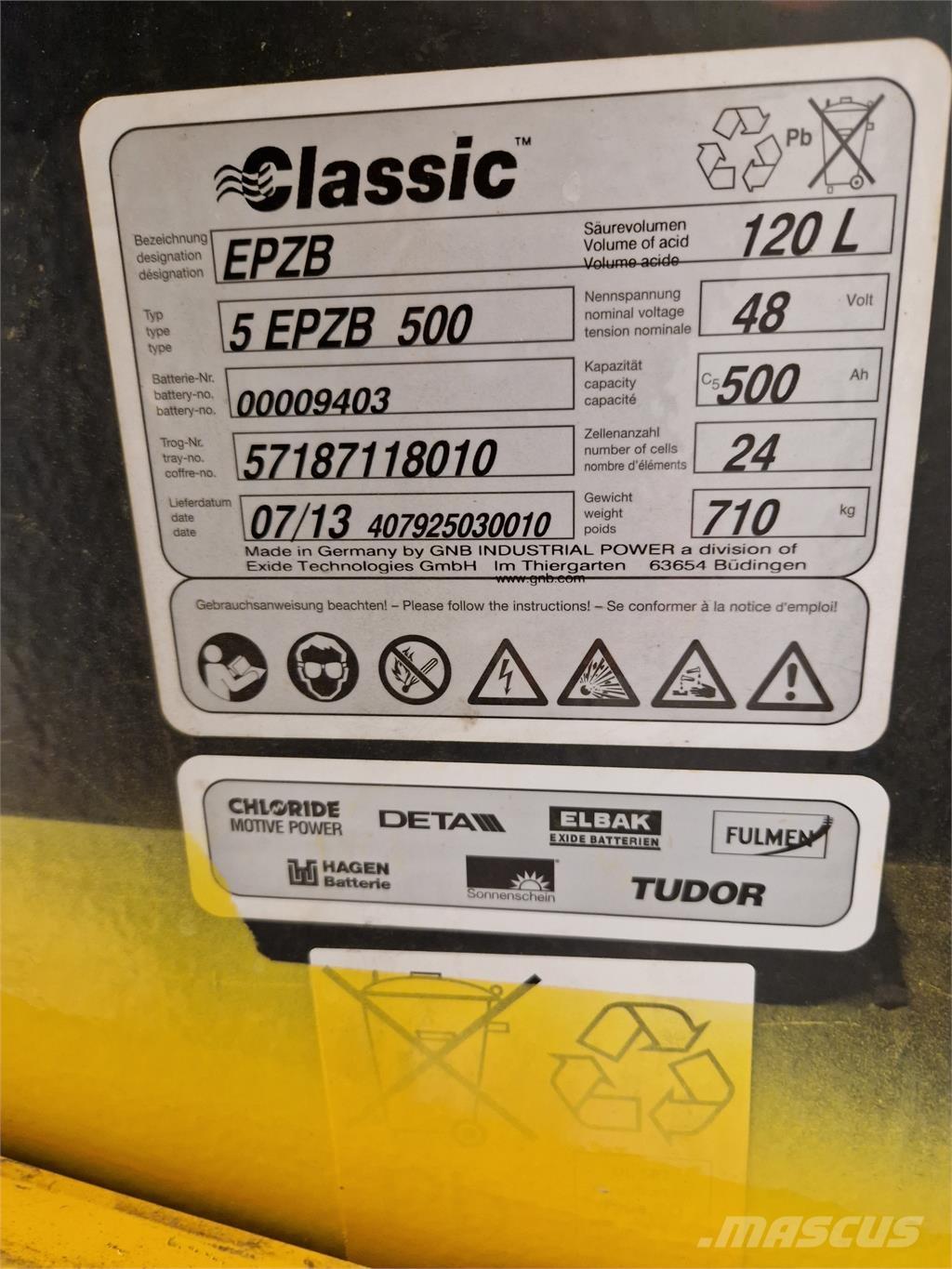 Atlet AS1N1L15T Elektriniai šakiniai krautuvai