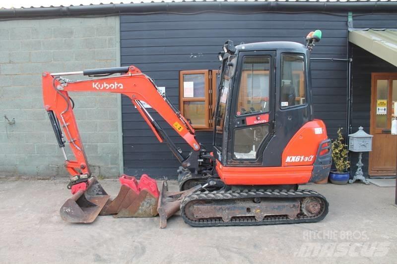 Kubota KX 61-3 Mini ekskavatoriai < 7 t