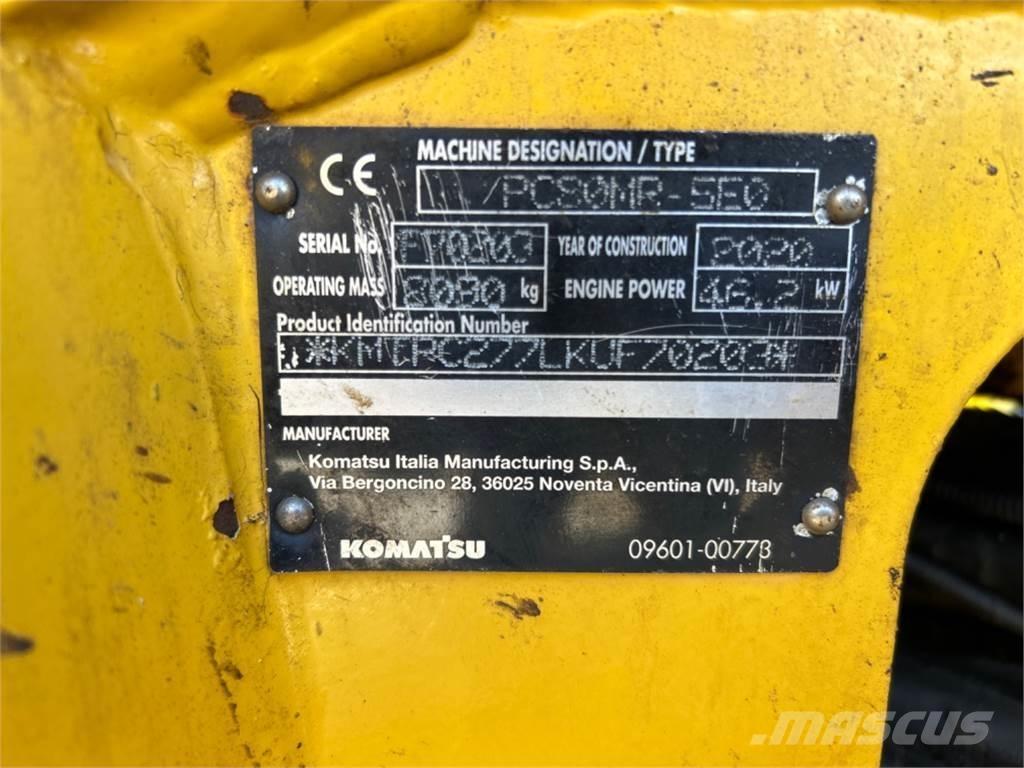 Komatsu PC80 MR Vidutinės galios ekskavatoriai 7-12 t