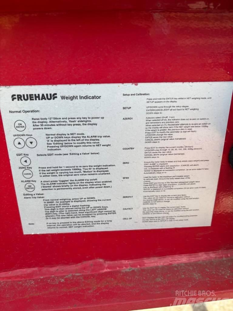 Fruehauf Halfpipe Savivartės puspriekabės