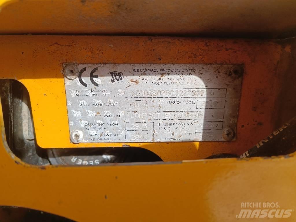 JCB 8025 ZTS Vikšriniai ekskavatoriai