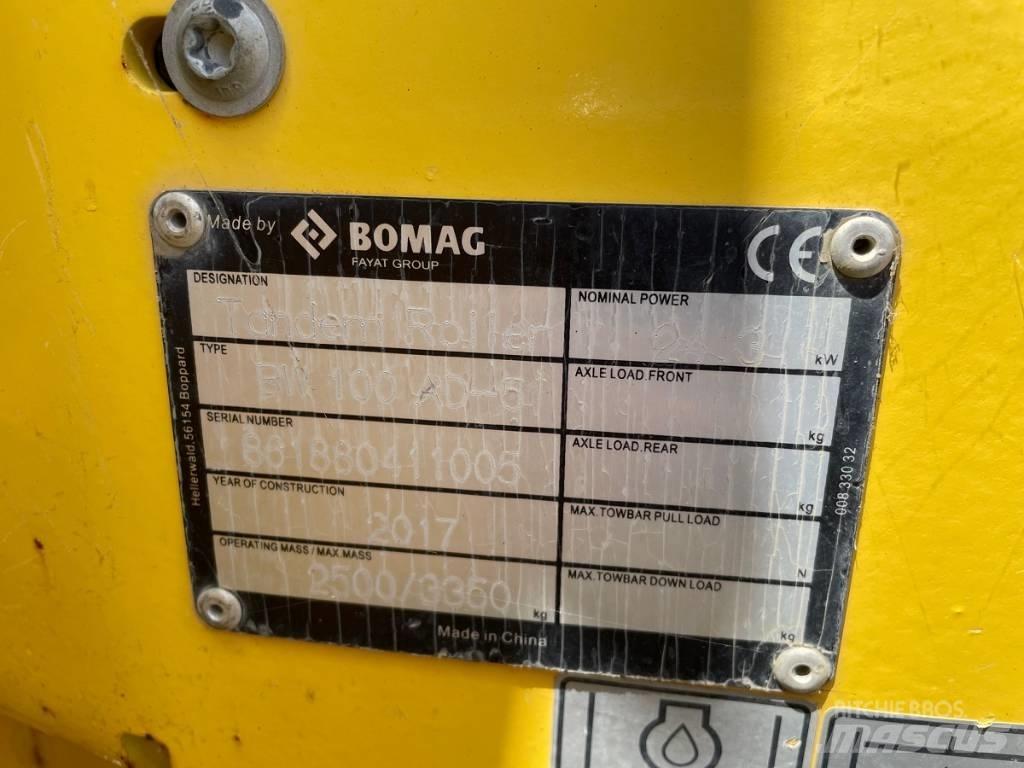 Bomag BW 100 AD-5 Porinių būgnų volai