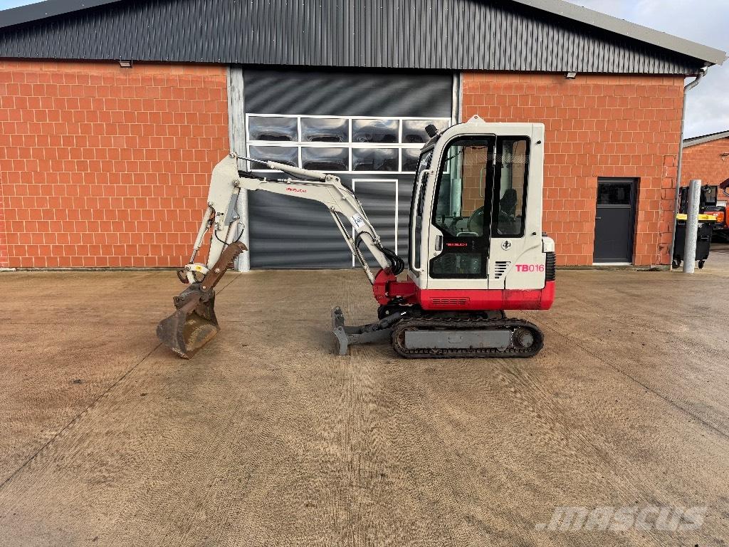 Takeuchi TB 016 Mini ekskavatoriai < 7 t