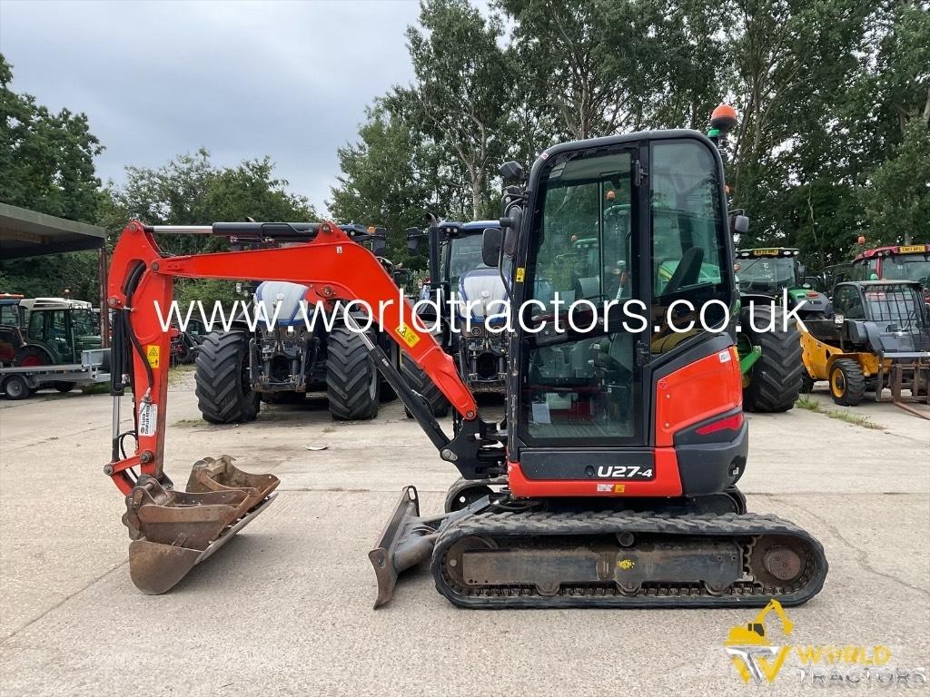 Kubota U 27-4 Mini ekskavatoriai < 7 t