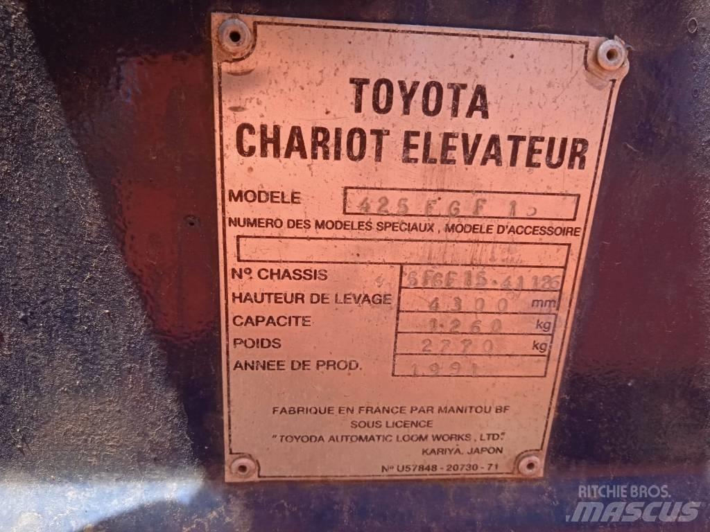 Toyota 42-5FGF15 LPG (dujiniai) krautuvai