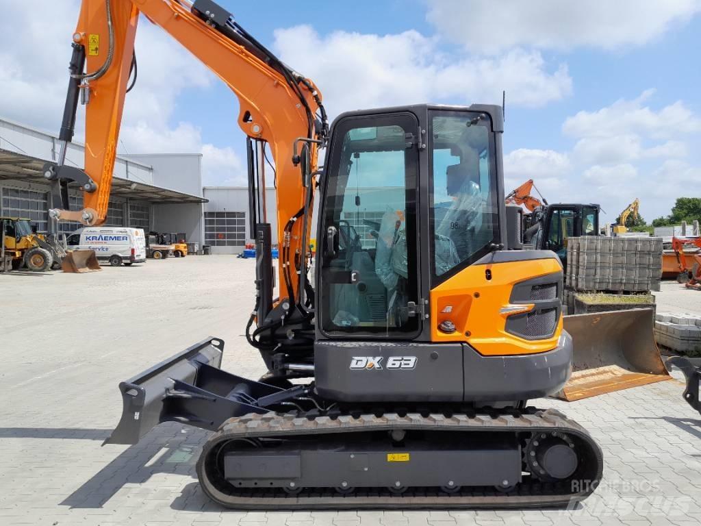 Doosan DX 63-7 Mini ekskavatoriai < 7 t