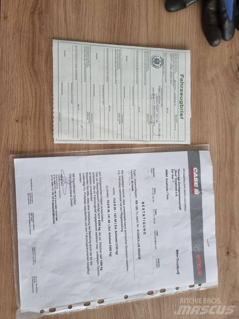 CASE MX 120 Traktoriai